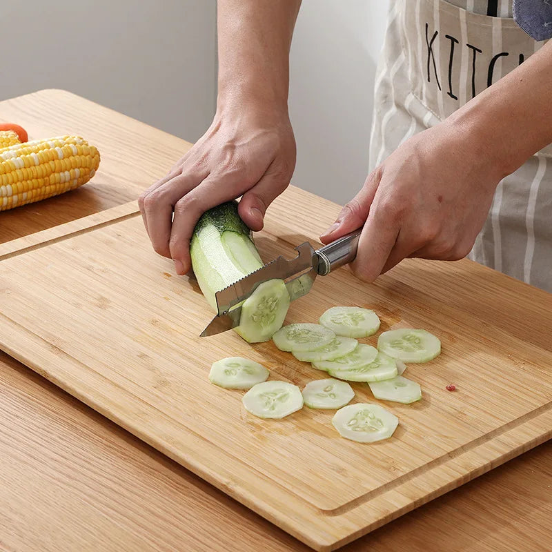 Multifunctional Peeler 2-in-1 Kitchen Tool Peeling Cutting Slicing