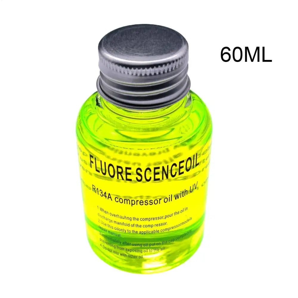 Car Air Conditioner Leak Detection Fluorescent Oil Detector Agent Zpaxo 60ml