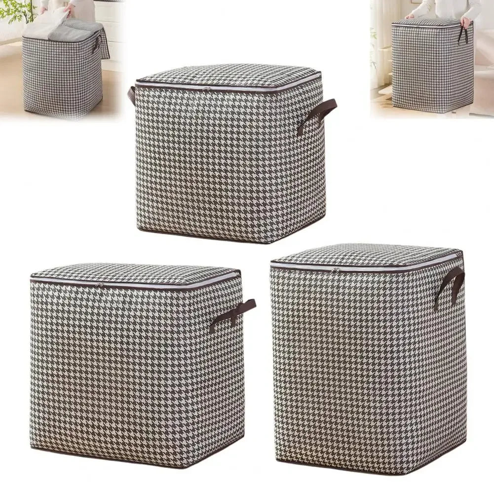 Storage Pouch Durable Zippered Storage Bags with Reinforced Moisture-proof drawers for clothes folding bag hangingbig bags Zpaxo