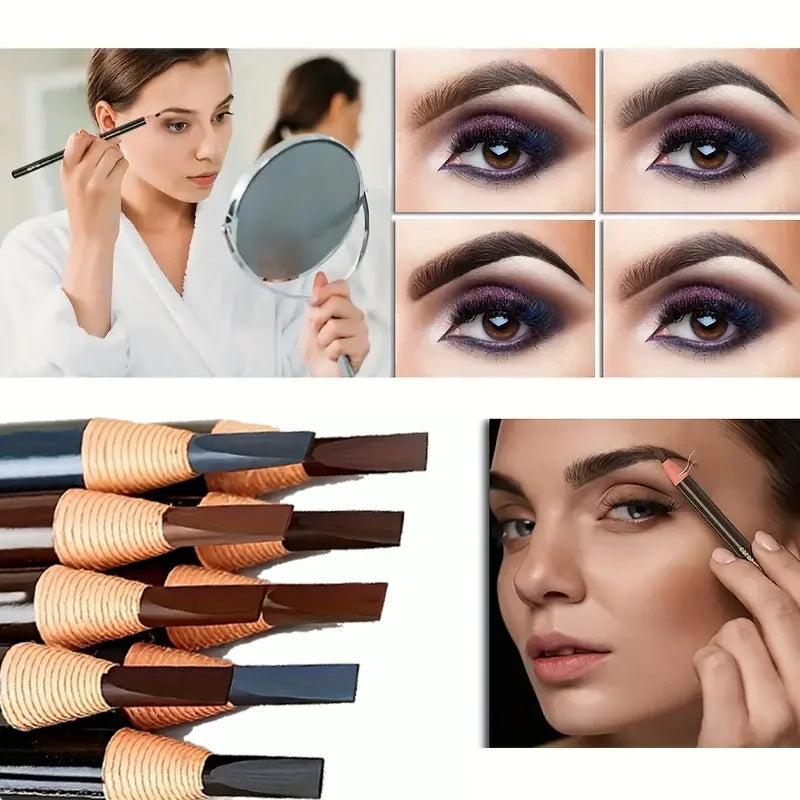Long-lasting Waterproof Eyebrow Pencil Easy Tear-off Design Natural