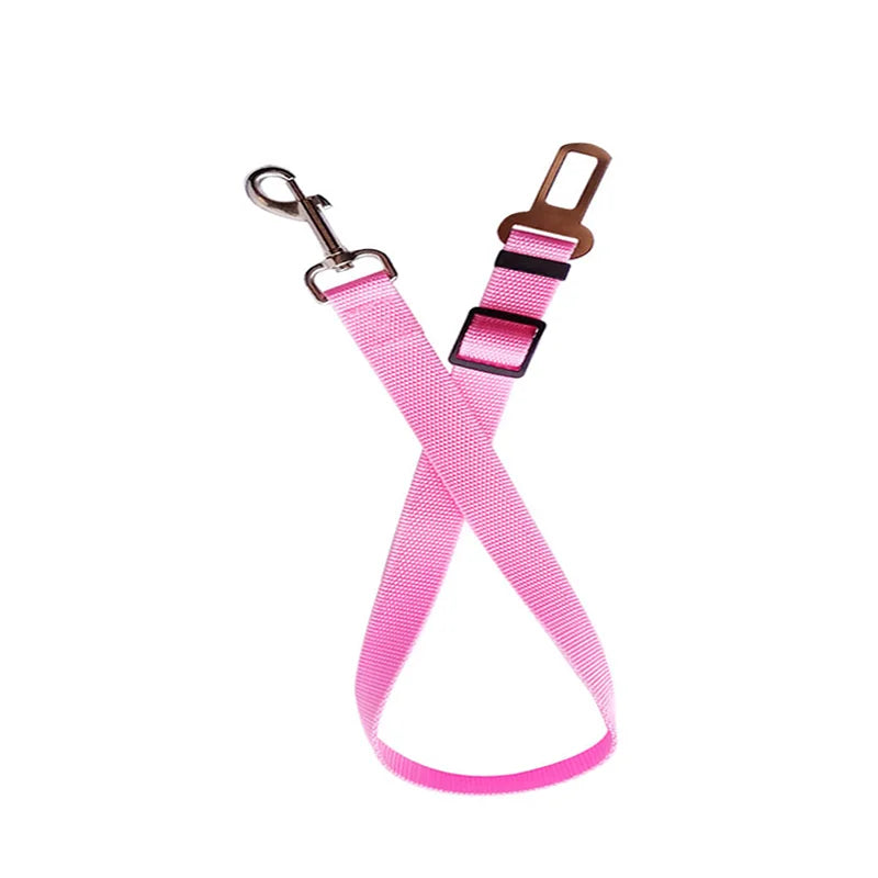 Pet Cat Dog Car Seat Belt Adjustable Safety Travel Clip Reflective