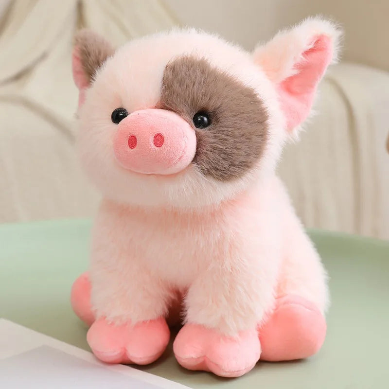 Puppy Kitten Starter Toy Gentle Plush Pig Ultra-soft Bite-sized