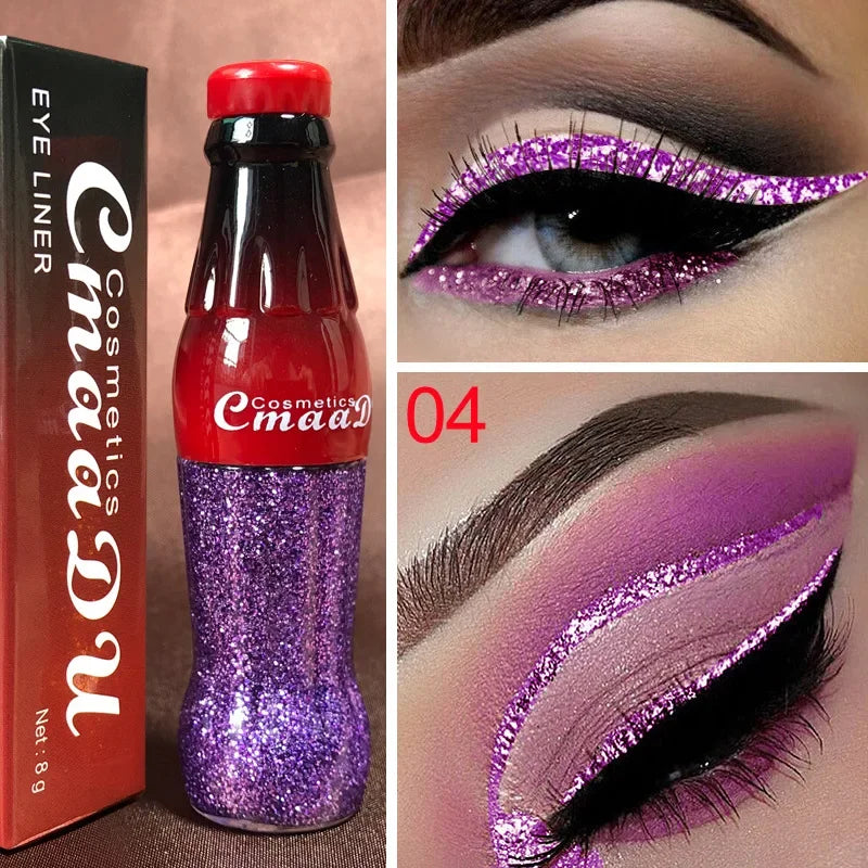 Waterproof Glitter Eyeliner and Eyeshadow Stick Set - Vibrant, Long-Lasting Colors for Flawless Eye Makeup, Ideal for Parties an Zpaxo KLPYXY-04 REFILL