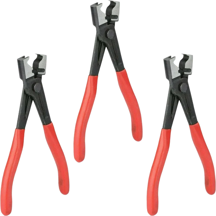 R-Type Hose Clamp Crimping Pliers – Car Water & Oil Pipe Tool Hose Clamp Plier Zpaxo 3PCS