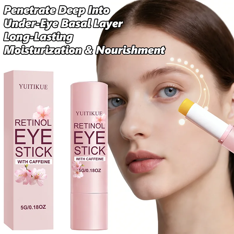 YUITIKUE Retinol Eye Stick with Caffeine – Anti-Aging, All Skin Types Eye Cream Stick Zpaxo
