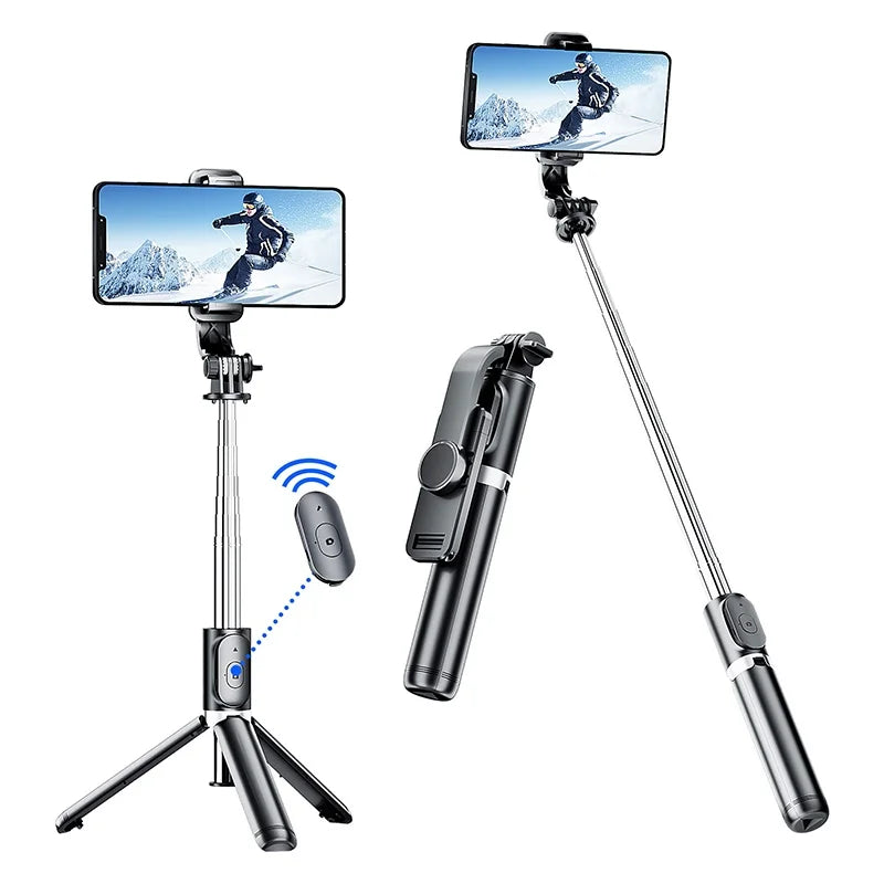 3-In-1 Bluetooth Wireless Selfie Tripod Fill Light Shutter Remote Zpaxo