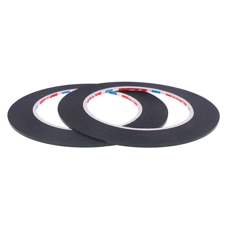 2Pcs 2/3/4mm 10meters Double Sided Sticky Foam Tape Adhesive LCD Screen Frameless For TV Borderless Curved Display Sealing Fix Zpaxo