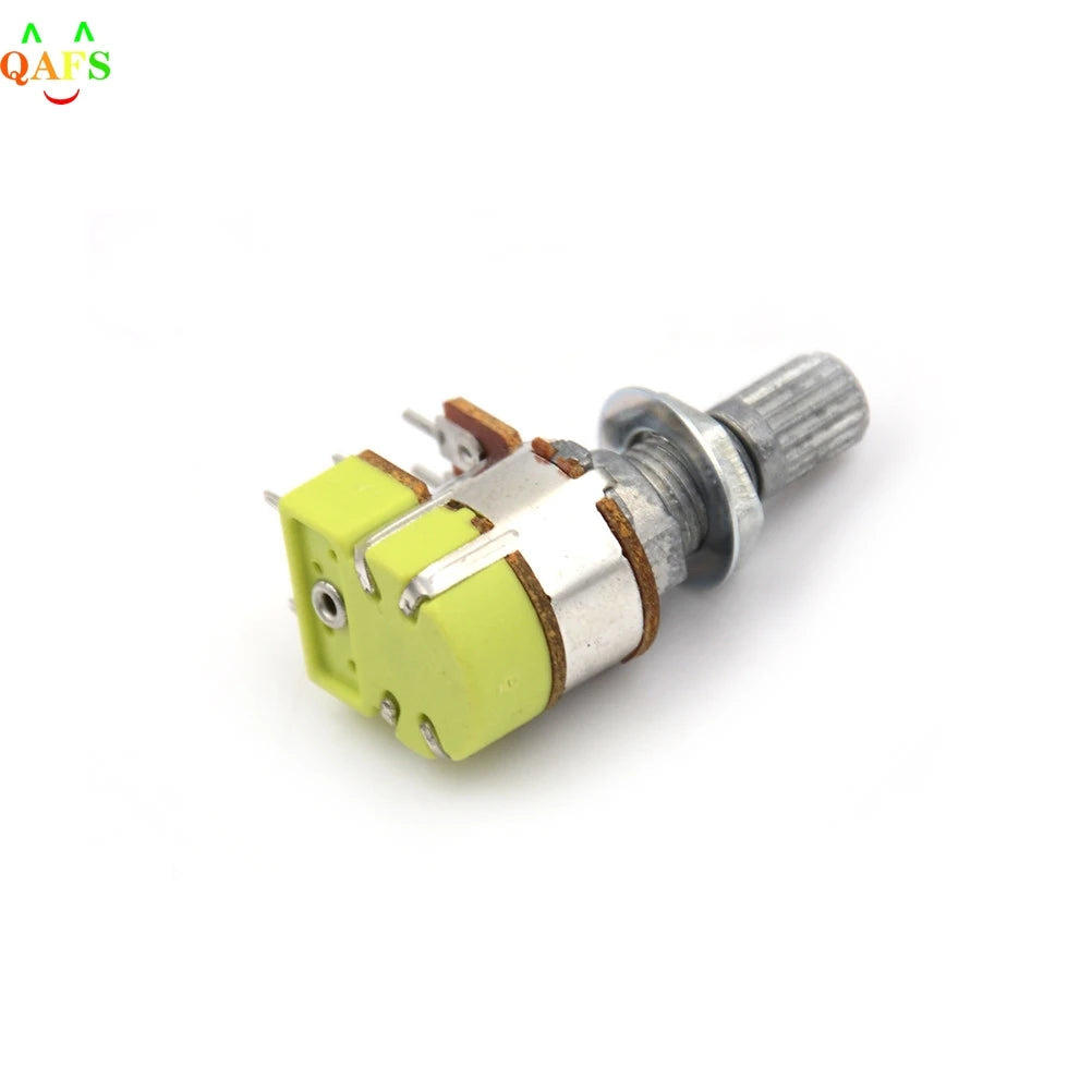 1 PcB50K 50K Ohm Dual Linear Taper Volume Control Potentiometer Switch