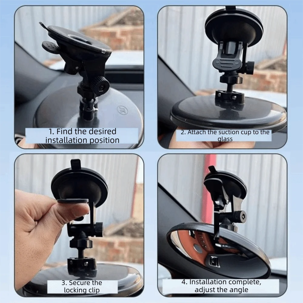 360 Degree Rotation Blind Spot Mirror Universal Suction Cup Car Zpaxo