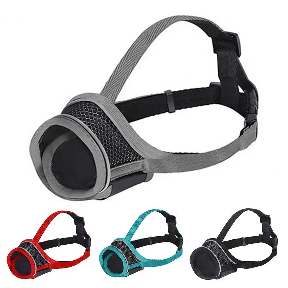 Dog Muzzle Breathable Adjustable Comfortable Pet Anti-chewing