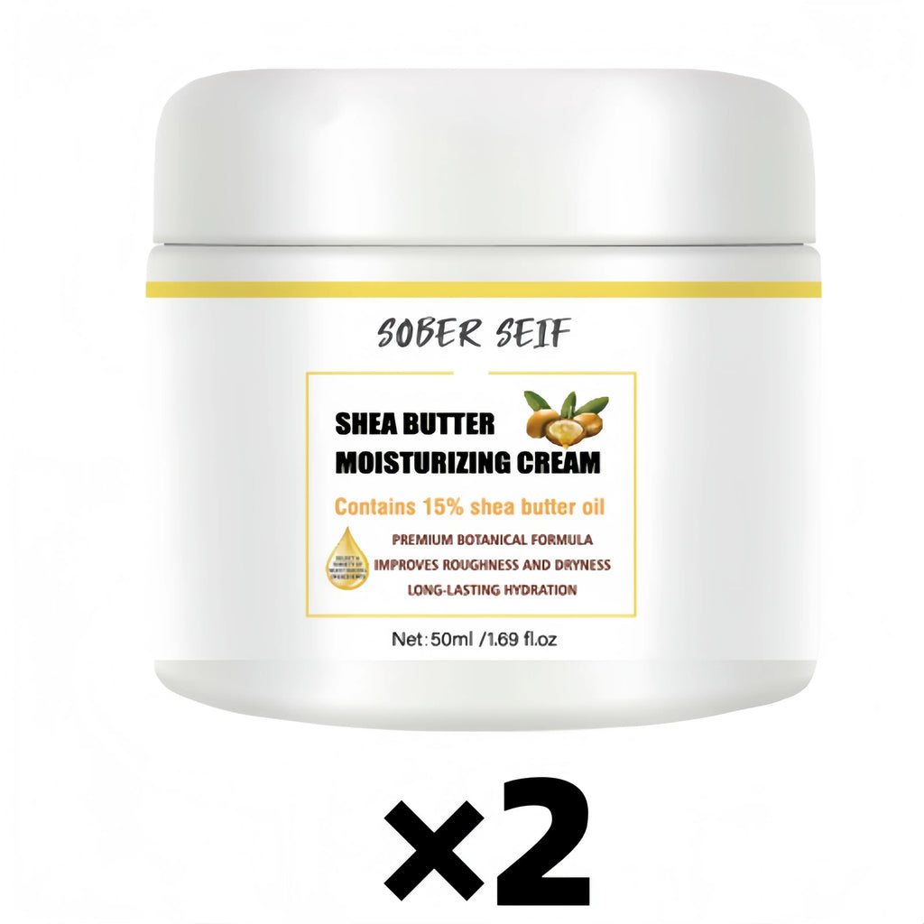 Shea Butter Ceramide Hyaluronic Acid Skin Care Cream 50ml Improve Rough Dull Skin Deep Hydrating Barrier Repair Zpaxo 2pcs