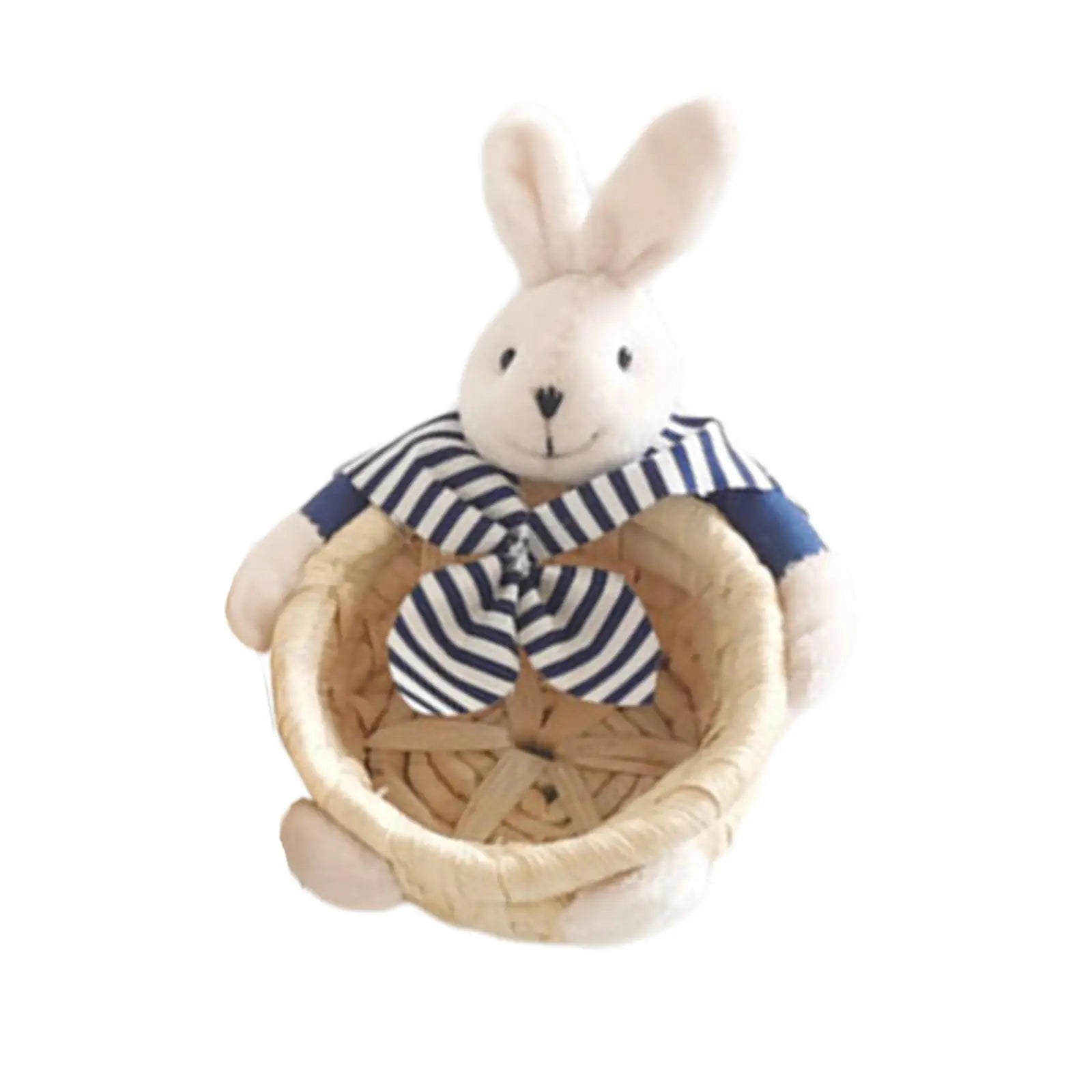Miniature Easter Bunny Basket – Reusable Decorative Storage Easter Storage Basket Zpaxo S