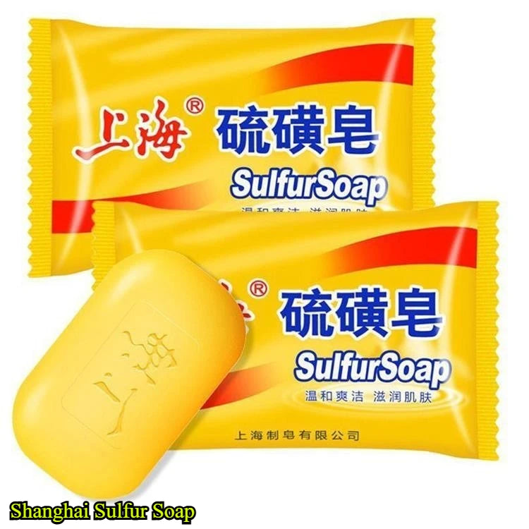 Shanghai Sulfur Soap – Deep Cleansing Face & Body Bar 3/5 Pack Sulfur Bar Soap Zpaxo