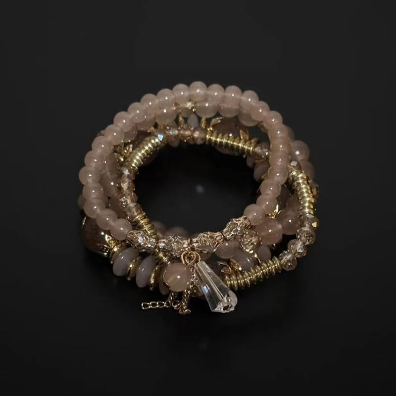 Vintage Bracelets Four-piece Exquisite Fashion Natural Stone Bracelet Zpaxo