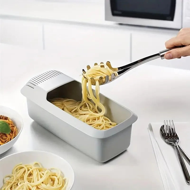 Microwave Noodles Pasta Cooker Strainer Eco-friendly Plastic