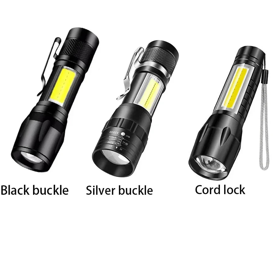 ESMARTER Mini LED Rechargeable Flashlight – USB Waterproof