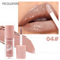 1PC Natural Nude High-gloss Lip Gloss-Long-lasting Moisturizing, Mirror-like Gloss, Berry Color, Light and Non-sticky, Non-stick Zpaxo 04