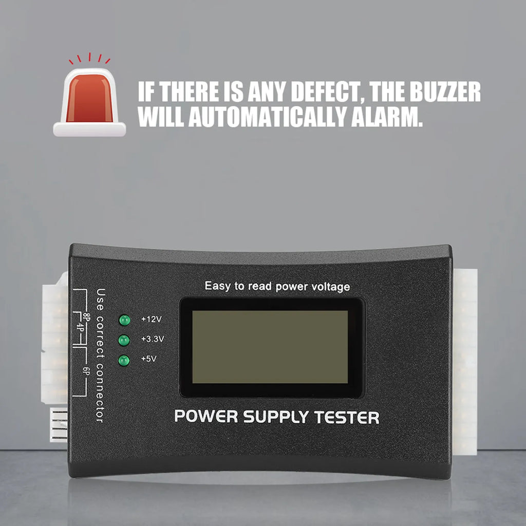 ATX Power Supply Computer Host Inspection Maintenance Tester Tool LCD