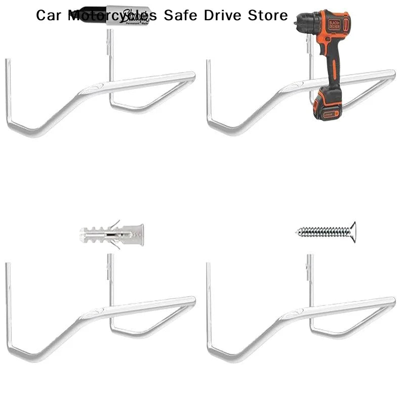 CMLadder Rack Hanger Garage Wall Heavy Duty Ladder Holder Strollers