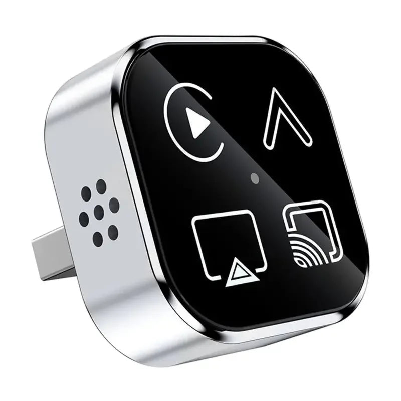 Wireless 1 AI Smart Box Car Supports Carplay Airplay Android Auto Zpaxo Silver
