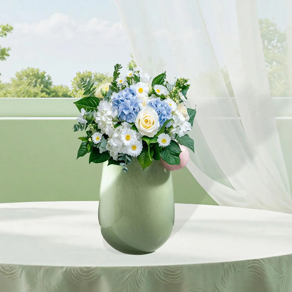 Elegant Glass Flower Vase – Minimalist Desktop Centerpiece Decor Glass Flower Vase Zpaxo Default Title
