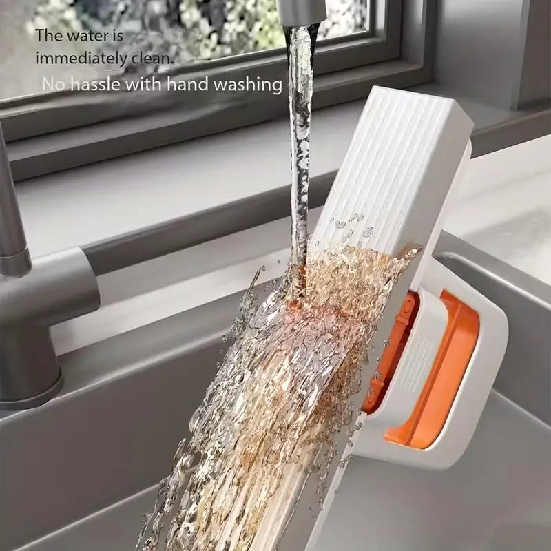 2 sets Mini Handheld Mop – Retractable Sponge, for Dry & Wet Cleaning of Kitchen, Bathroom, Tables, Car Zpaxo