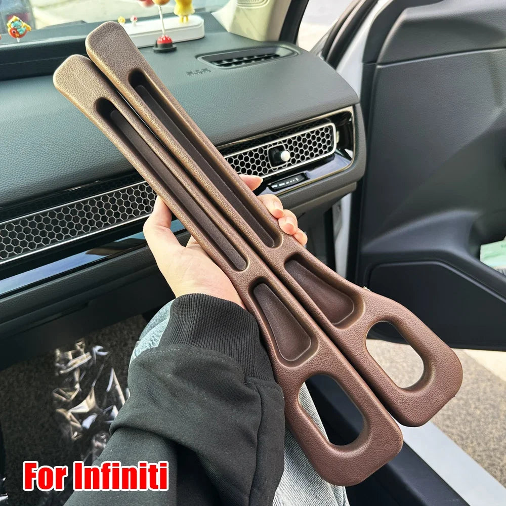 Car Seat Gap Filler Strips Infiniti Q50 Q60 Q70 QX30 QX60 QX70 EX FX Zpaxo 2PCS Brown
