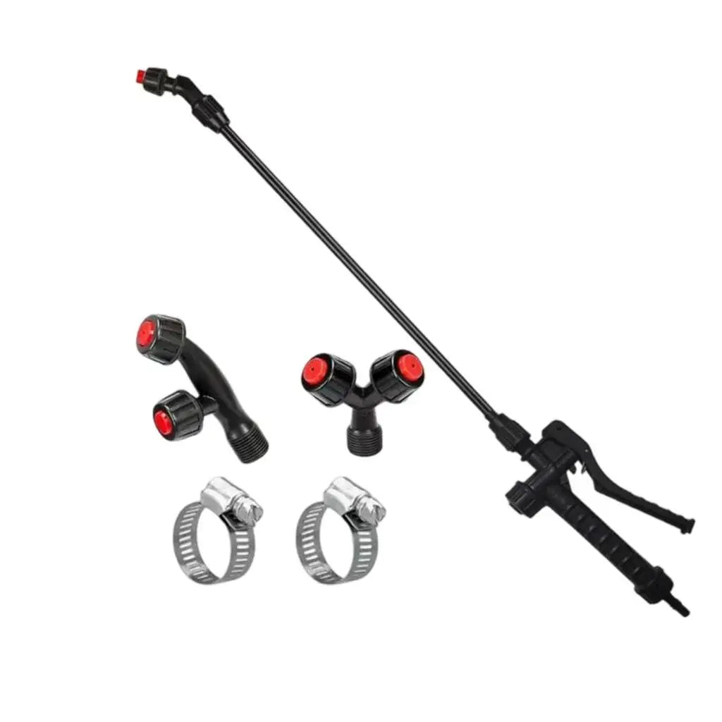 Gardening Sprayer Wand Metal Extension Atomization Water Spray Attachment for Outdoor Garden Fruit Tree Care Zpaxo black