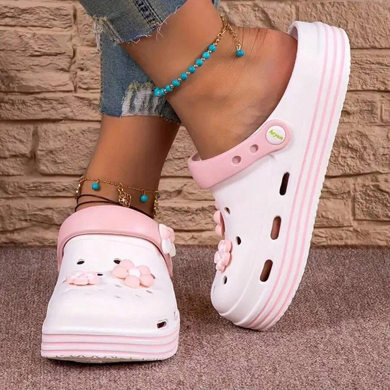 Fashion Sandals Waterproof Slippers Women Shoes Summer Outdoor Slides