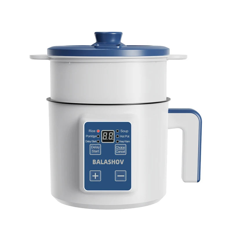 Electric Rice Cooker Single Double Layer 220V Multi Cooker Non-Stick Smart Mechanical MultiCooker Steamed Rice Pot For Home Zpaxo 200839-EU2 220-230 volts European regulations