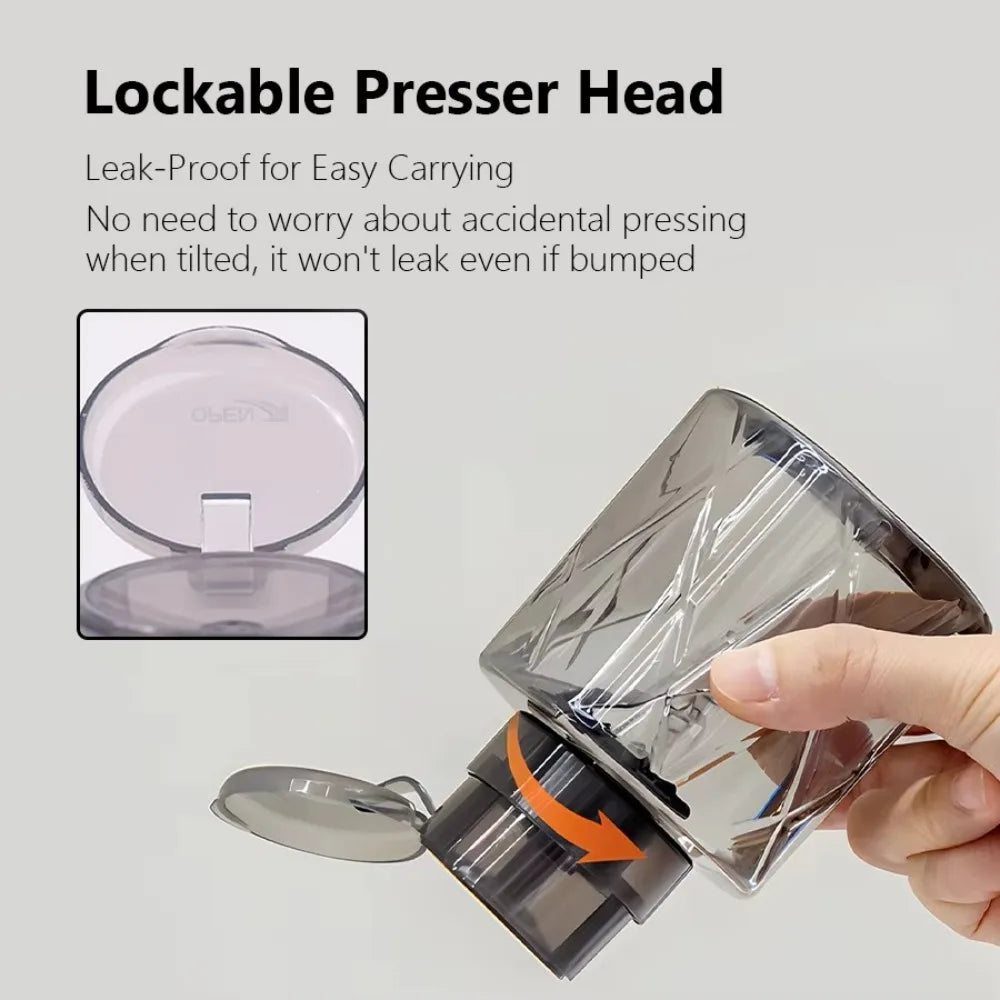 Lockable Refillable Bottle Nail Manicure Cleaner Plastic Makeup Zpaxo