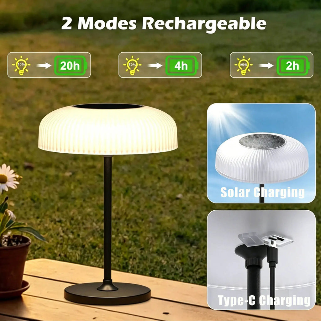 2026 Solar Desk Lamp 450lm Emergency Lighting Courtyard Floor Used Zpaxo