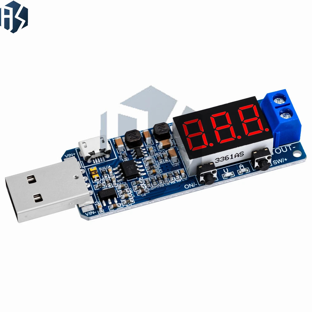 ‌XY-UPA Digital USB Power Supply Module – Programmable Multi-Output Voltage Regulator (5V→3.3V/9V/12V/24V) with OLED Display Zpaxo