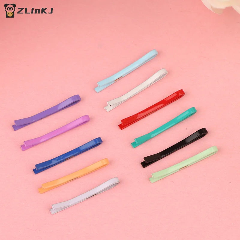 ▶Random 10Pcs 1.5cm Doll Miniature Hair Clip For Toys Hair Styling For 1/6 1/12 Doll Accessories Decorative Mini Hairpins Zpaxo