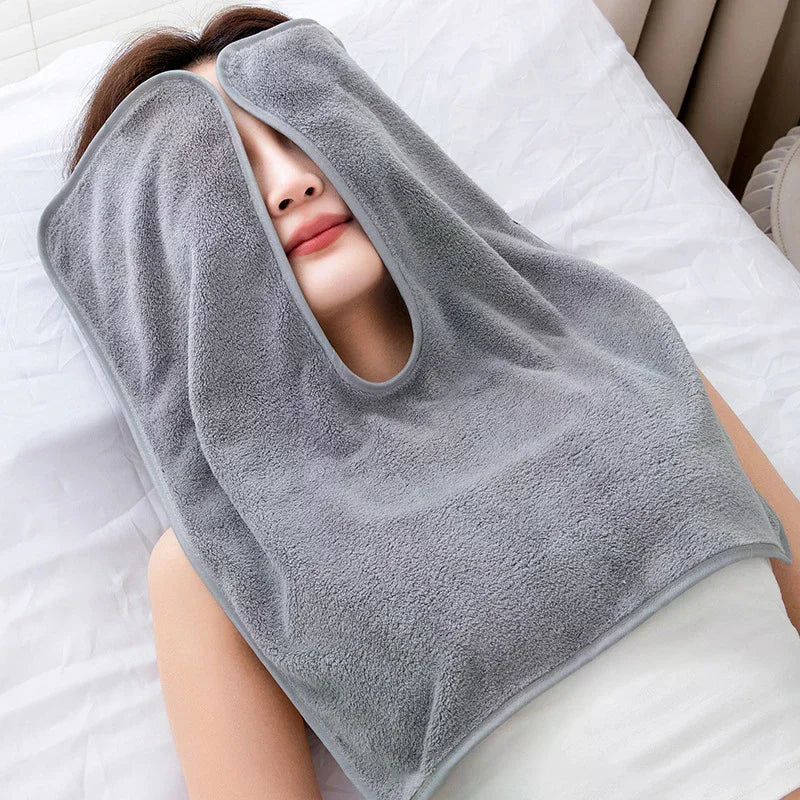 Coral Fleece Beauty Salon U-shaped Towel Anti-dirty Water Absorbent Zpaxo
