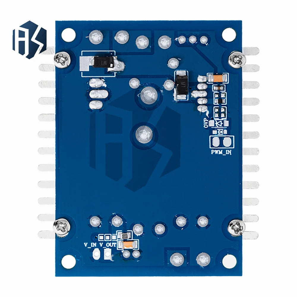 12A High Current Car DC-DC Buck Converter, 95% High Efficiency Low Ripple Step-Down Power Supply Module Zpaxo