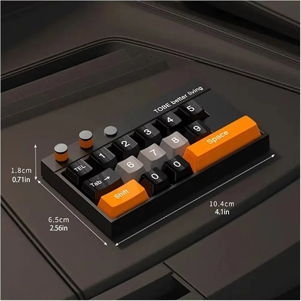 Ornaments Keyboard Shape Moving Plate Rotating Mechanical Number Sign Zpaxo