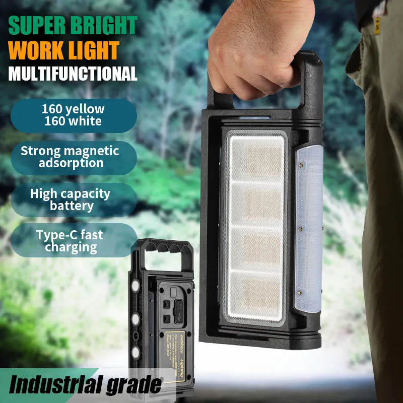 ESMARTER Rechargeable Magnetic LED Work Light | Portable Floodlight