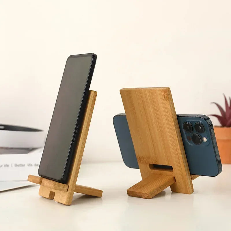 Solid Wood Mobile Phone Charging Stand Multi-functional Tablet Sewing Zpaxo