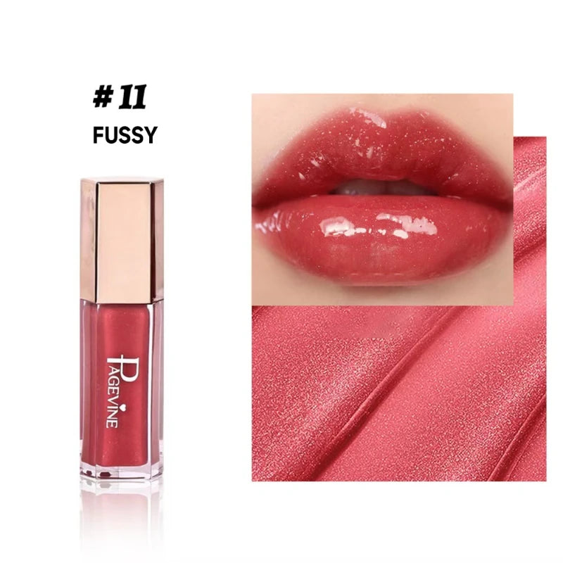 Mirror Gloss Lip Gloss – High Pigment Plumping Liquid Lipstick Lip Gloss Zpaxo 11