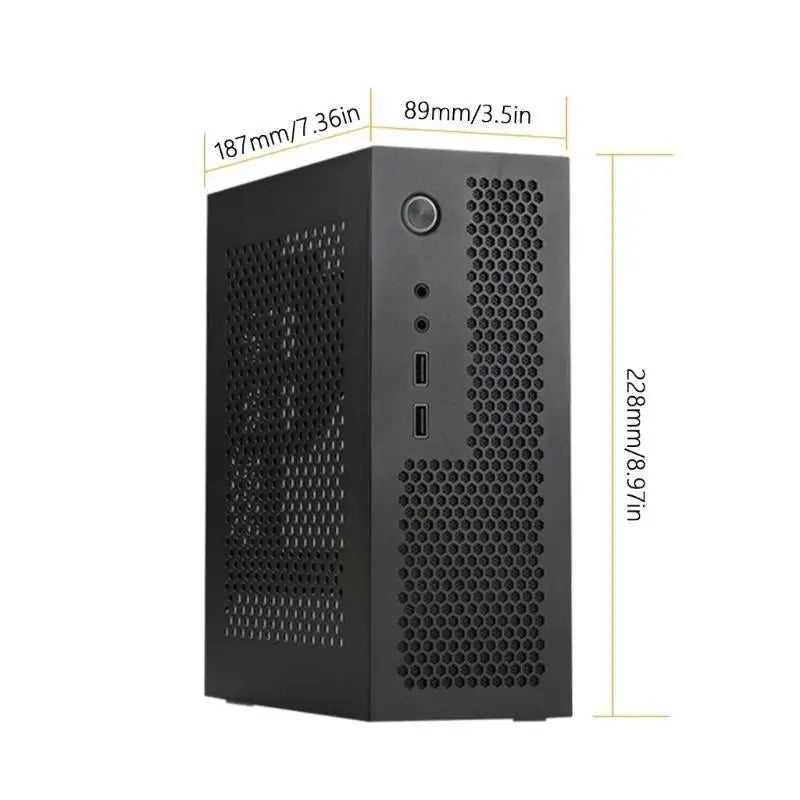 Y1UB A09 Mini-ITX HTPC Computer Case Mini Desktop USB3 0 2 Port