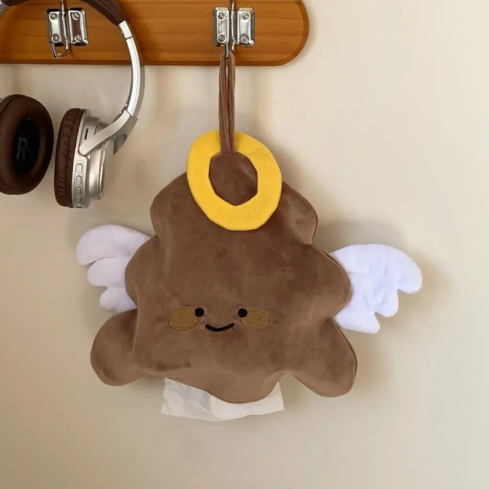 Creative Hanging Napkin Holder Zipper Closure Hangable Tissue Case Zpaxo