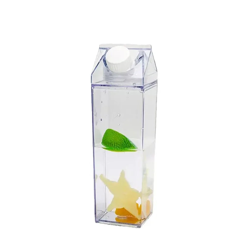 500ml BPA-Free Clear Leakproof Sport Water Bottle – 17oz Reusable Water Bottle Zpaxo Transparent 500ML