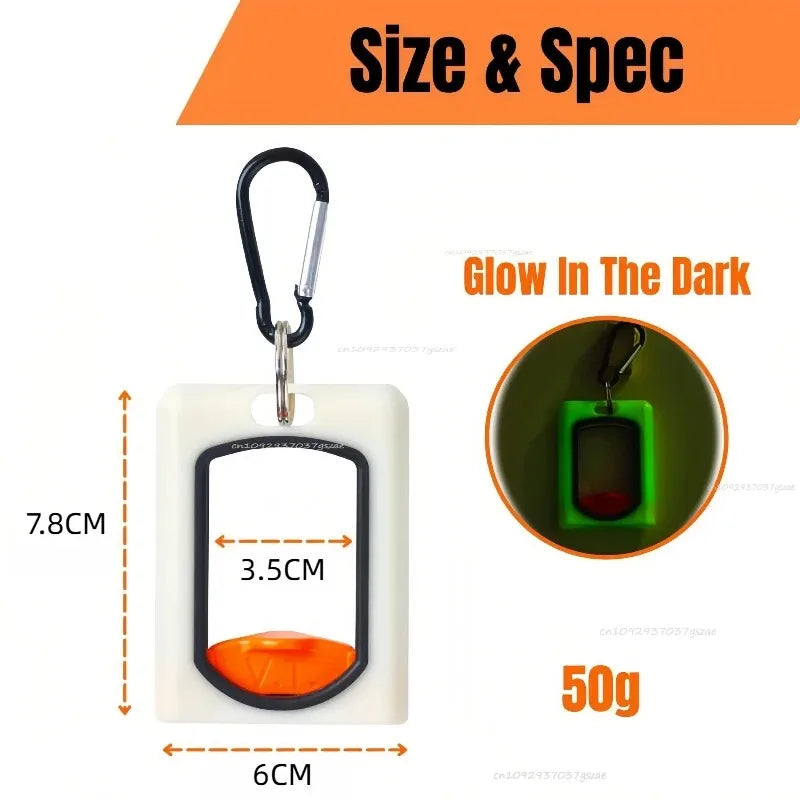 New Cable Tie Organizer Portable Glow Fluorescent Storage Reusable Storage Cable Tie Holder Cable Ties Storage Tool Zpaxo
