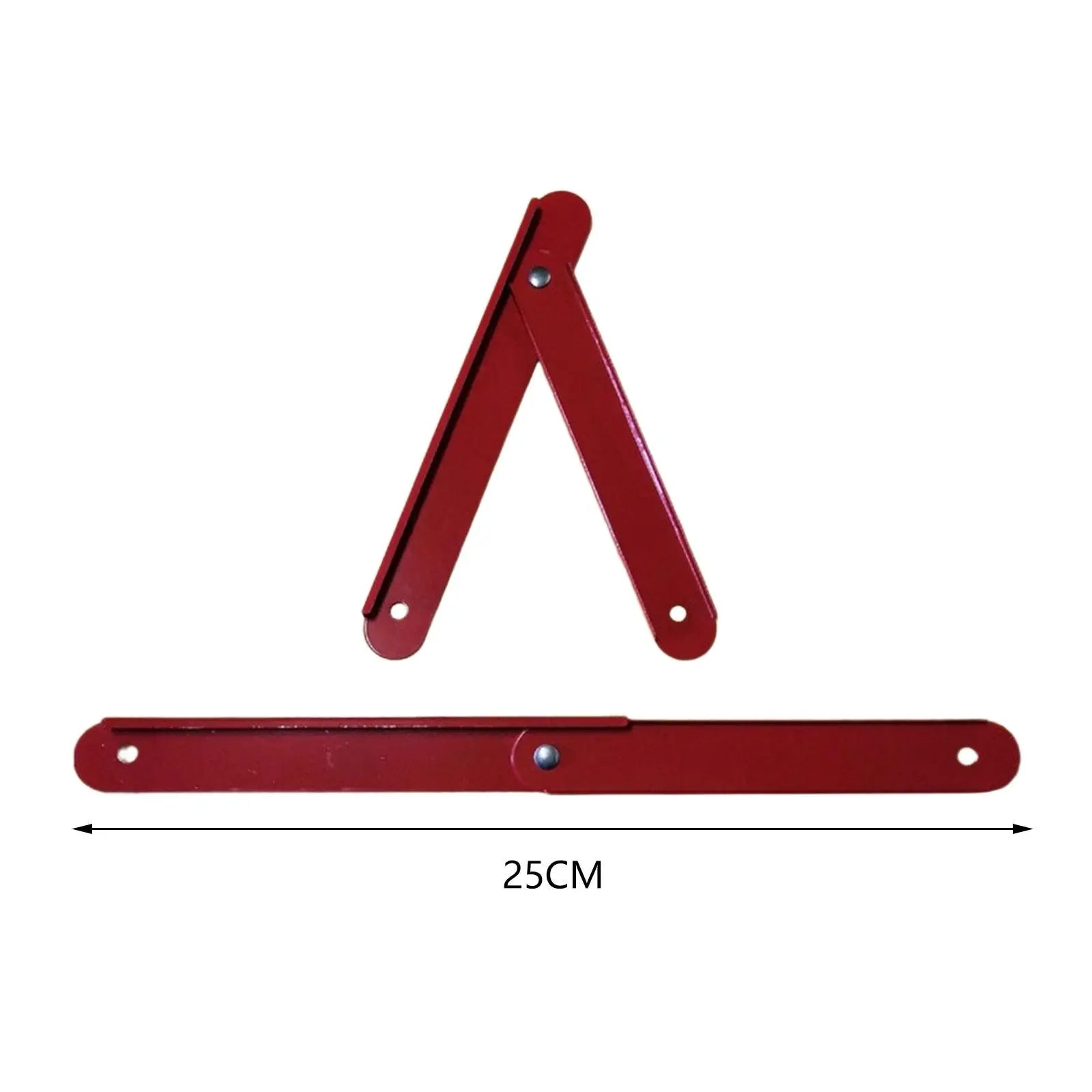 2x Ladder Leveler Accessories Attachment Metal Bracket Fixed Support Folding Step Ladder Hinge Herringbone Ladder Rod Zpaxo