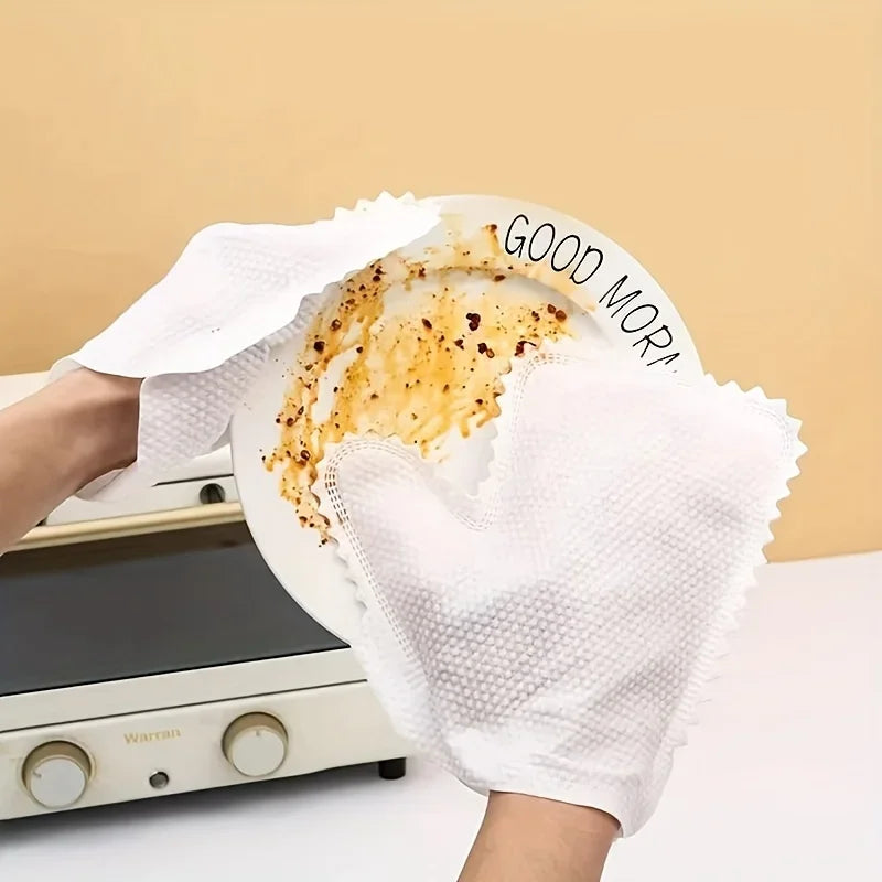 Disposable Non-Woven Cleaning Gloves – Wet & Dry, 10/30/50 Pack