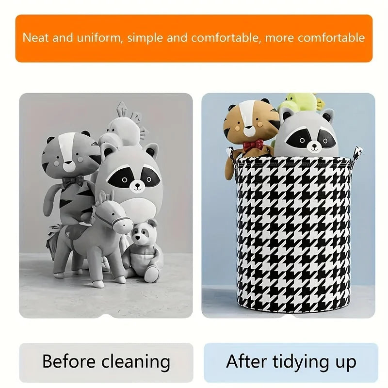Foldable Laundry Basket – Collapsible Polyester Storage Hamper Foldable Laundry Hamper Zpaxo