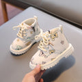 2022 Autumn Winter Kids Boots Girls Boys Warm Snow Child Short Boot Zpaxo White 27(Insole16cm)