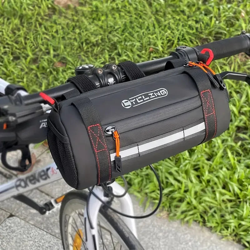 Bike Multi-functional Front Bag Reflective safety Durable high-capacity Handlebar bag Commuting MTB Outdoor Riding Accessories Zpaxo