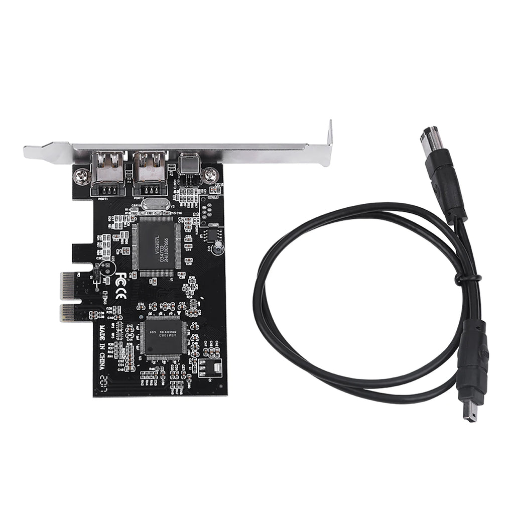 Firewire Controller Card Pci E PCI-E Express 1394a IEEE 1394 Cable